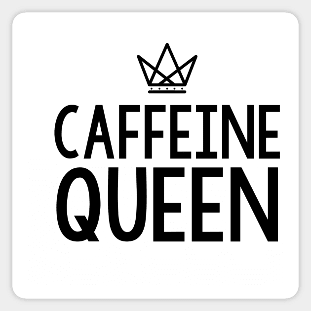 Caffeine Queen Crown Sticker by charlescheshire